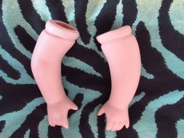 Puppenarme, Arme mit Händen 10 cm, Porzellan, Ersatz Puppen