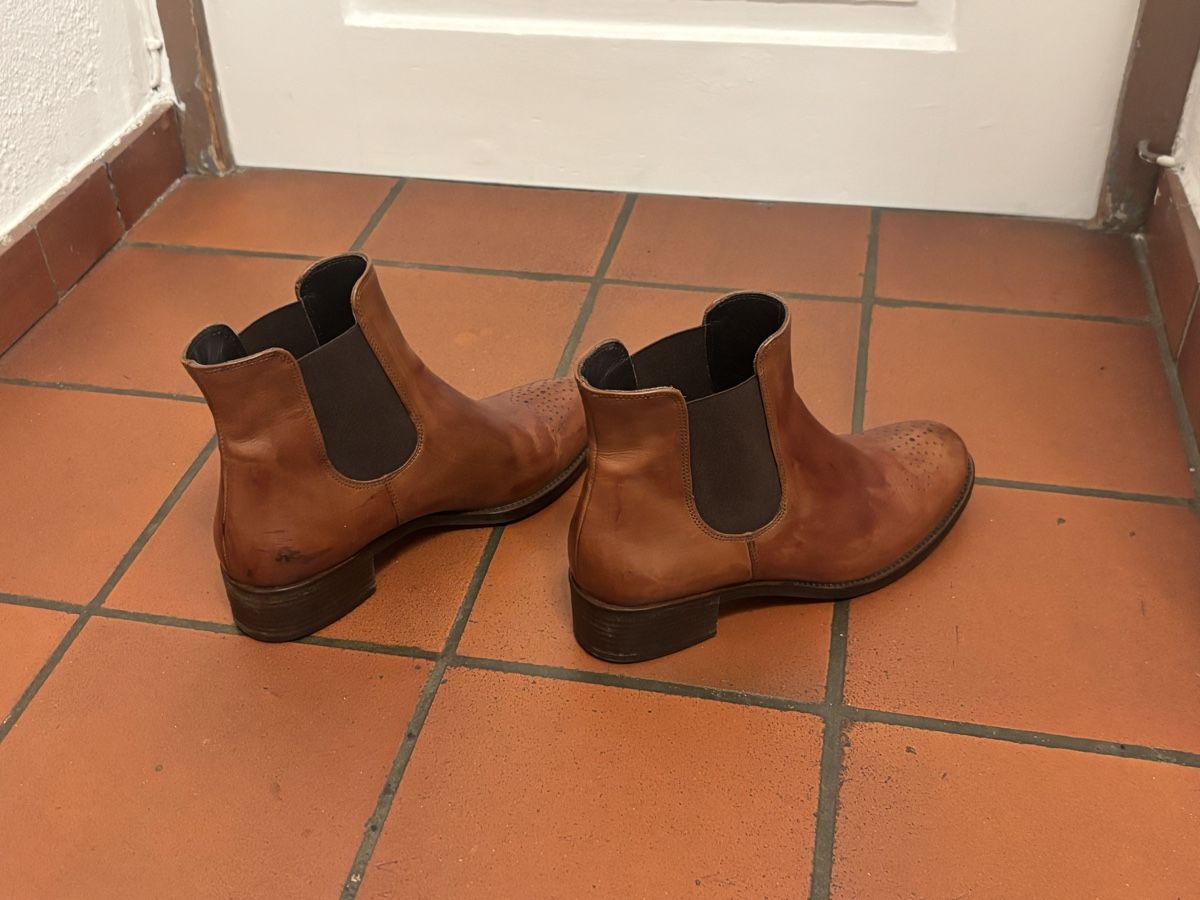Scarpe da donna: Damen Stiefeletten Leder – Nuovo (secondo la descrizione) da Zürich venduto da cor_h97c 2