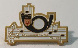 Z802 - Pin PTT Die Post Männerchor CHUR Graubünden