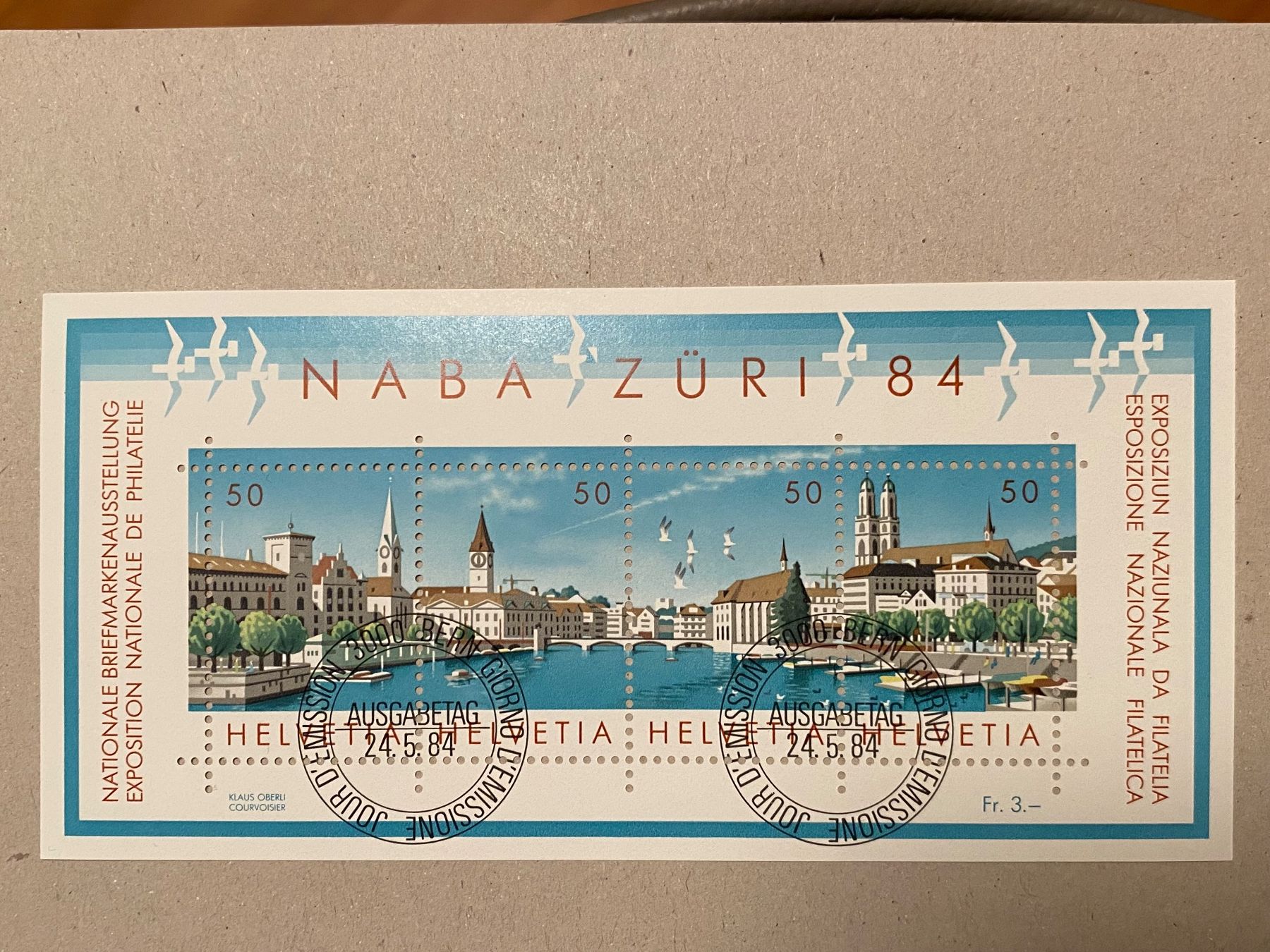 Tutti i francobolli: NABA 1984, ET – Usato da Aarau venduto da hilde47