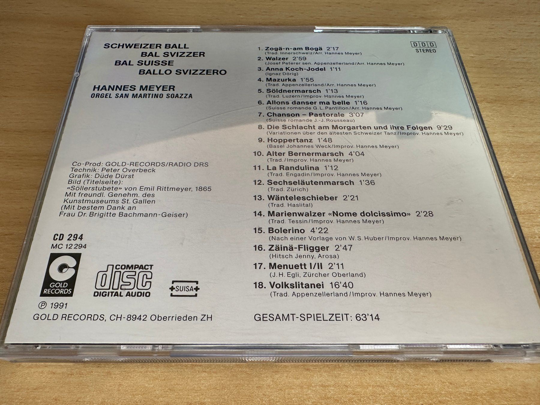 CD: Hannes Meyer – Schweizer Ball – Usato da Rikon im Tösstal venduto da Alpenmutz 1