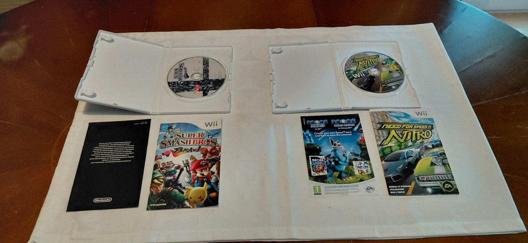 Spiele: Super Smash Bros / Need For Speed Nitro Wii – Gebraucht aus Gretzenbach von Uli1980 1