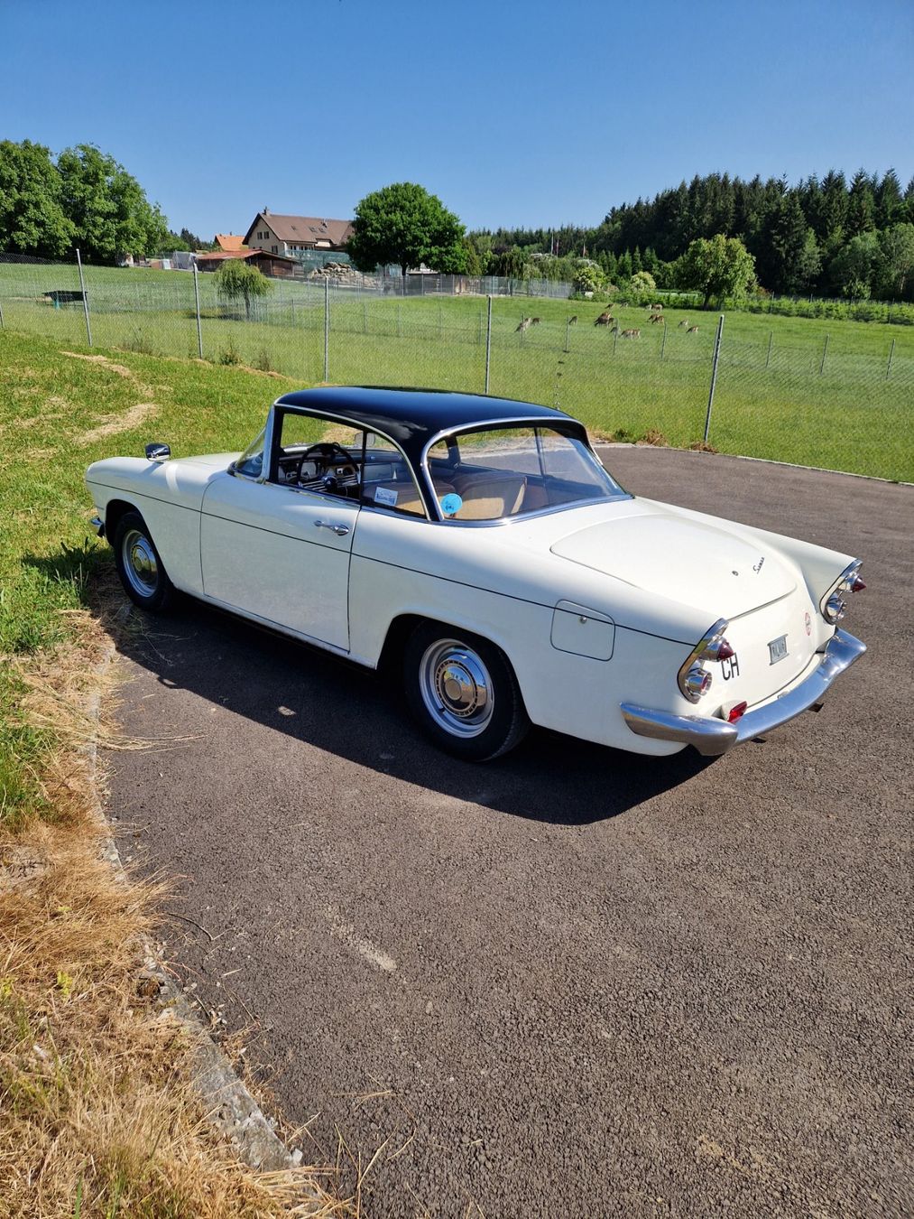 Simca Automobili: A vendre Simca Coupé Plein Ciel – Usato da Forel (Lavaux) venduto da S-A.B 2