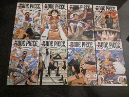 Lot de Mangas One Piece Tome 1 à 8