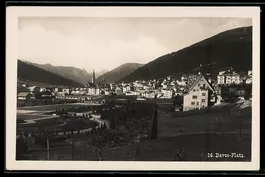 AK Davos-Platz, Gesamtansicht mit Anlage