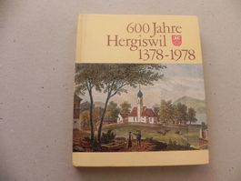 Buch 600 Jahre Hergiswil NW 1978 Bahn Schiff Feuerwehr ua.