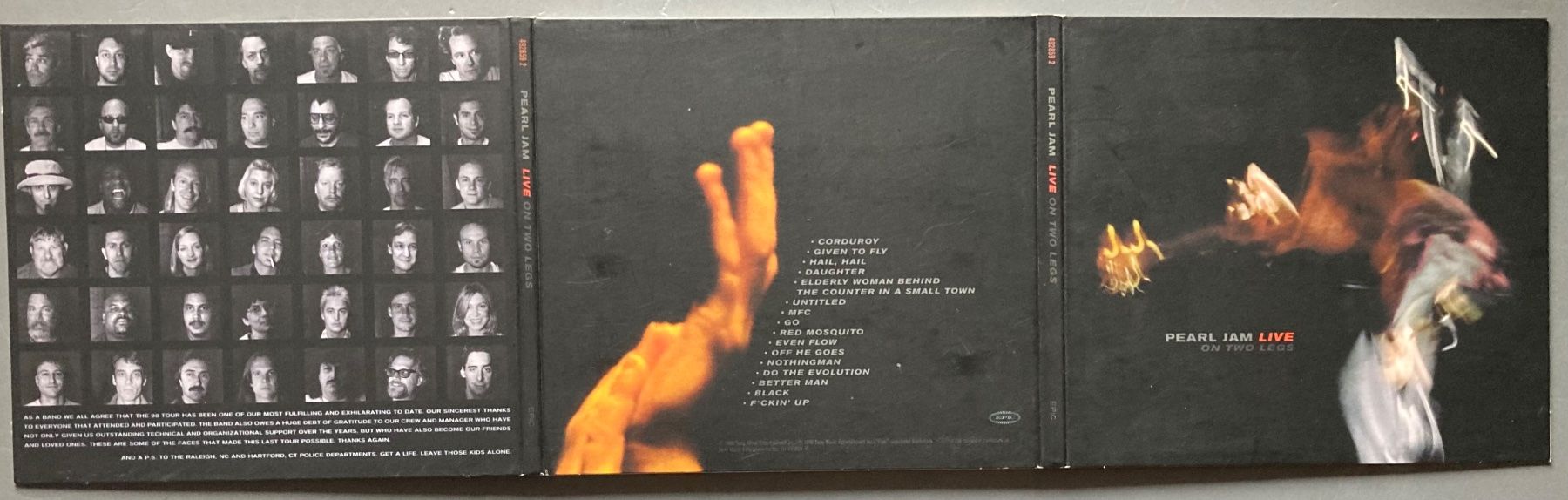 CDs: PEARL JAM - LIVE ON TWO LEGS – Gebraucht aus Poliez-Pittet von Newtown-Records 3