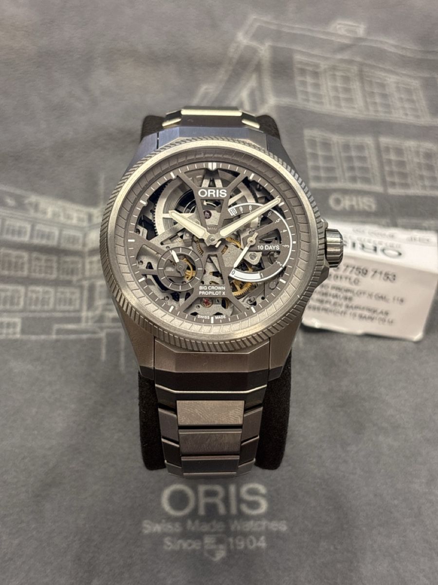 Oris Uhren: Oris Big Crown ProPilot X Calibre 115 Titanium – Neu (gemäss Beschreibung) aus Zermatt von Wega.Boutique