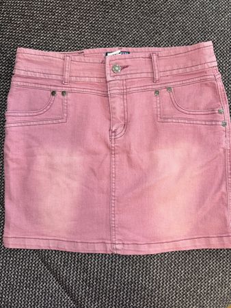 Rosa Jeans Minirock, Gr. M , Sexy Jeans, Neu