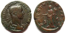 SEVERUS ALEXANDER Ae Sestertius (227 AD).