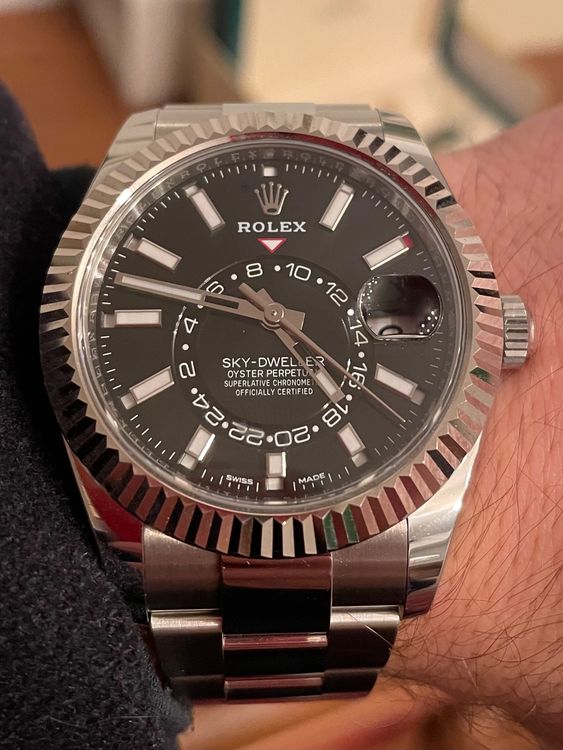 Rolex sky sale dweller stahl