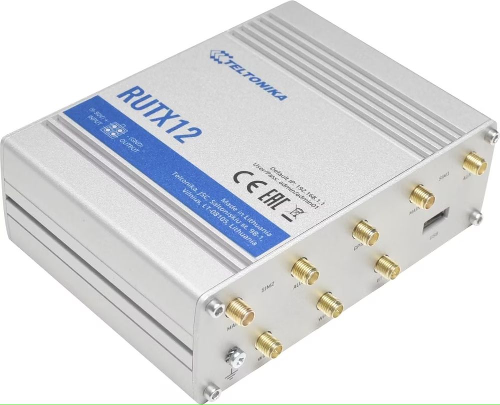 Teltonika Modems & Router: Teltonika RUTX12 - Wireless Router – Neu (gemäss Beschreibung) aus Tagelswangen von eduPro 2