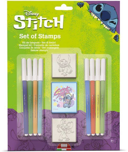 Penna & Evidenziatori: Stempelset / Filzstifte Stitch 11 Teile – Nuovo e nell'imballaggio originale da Oensingen venduto da Liquidations-Shop