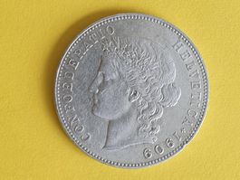 5 Franken 1909 super top *****  ( Poste A+ )