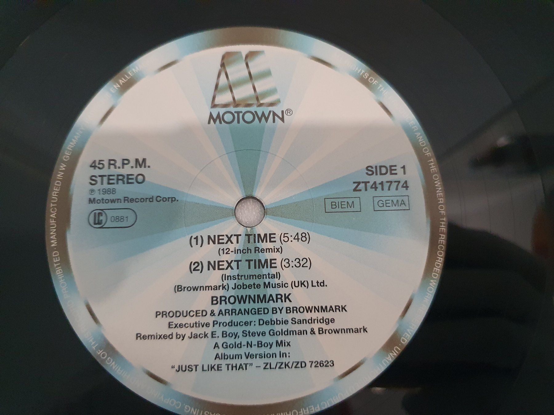 Dischi in vinile: Brownmark – Next Time – Usato da Uster venduto da Vinyl-Leidenschaft 5