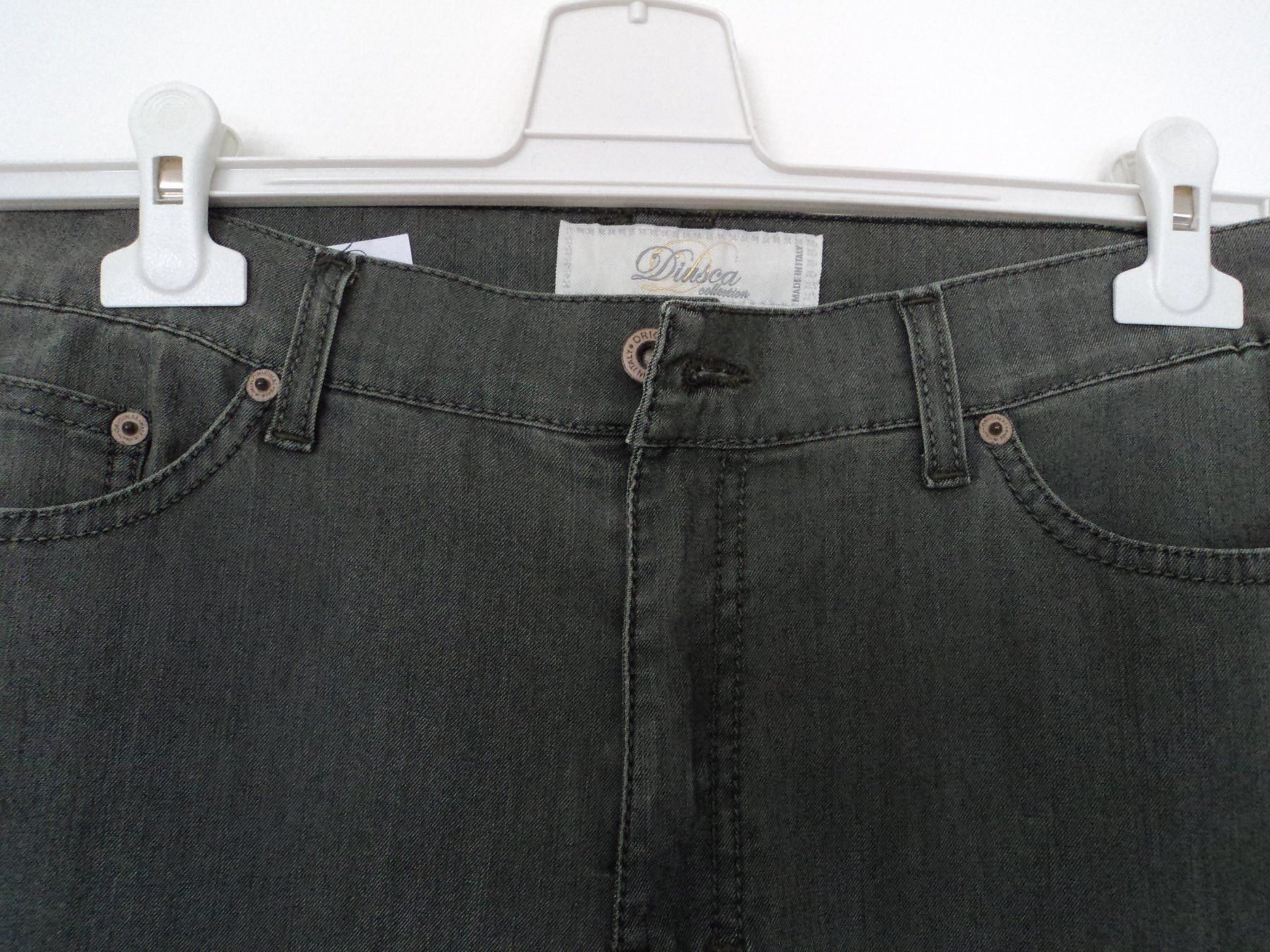 Jeans: Damenjeans, Farbe: Grün/Grau, Gr. 42 – Nuovo (secondo la descrizione) da Basel venduto da maripas17 2