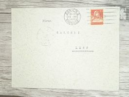 TR20 Enveloppe + Timbre Suisse 1927