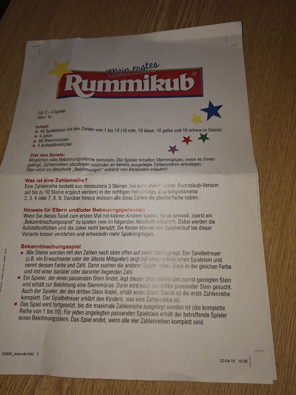Ravensburger Giochi: My First Rummikub Spiel  – Usato da Wilen b. Wollerau venduto da kaffirank 2