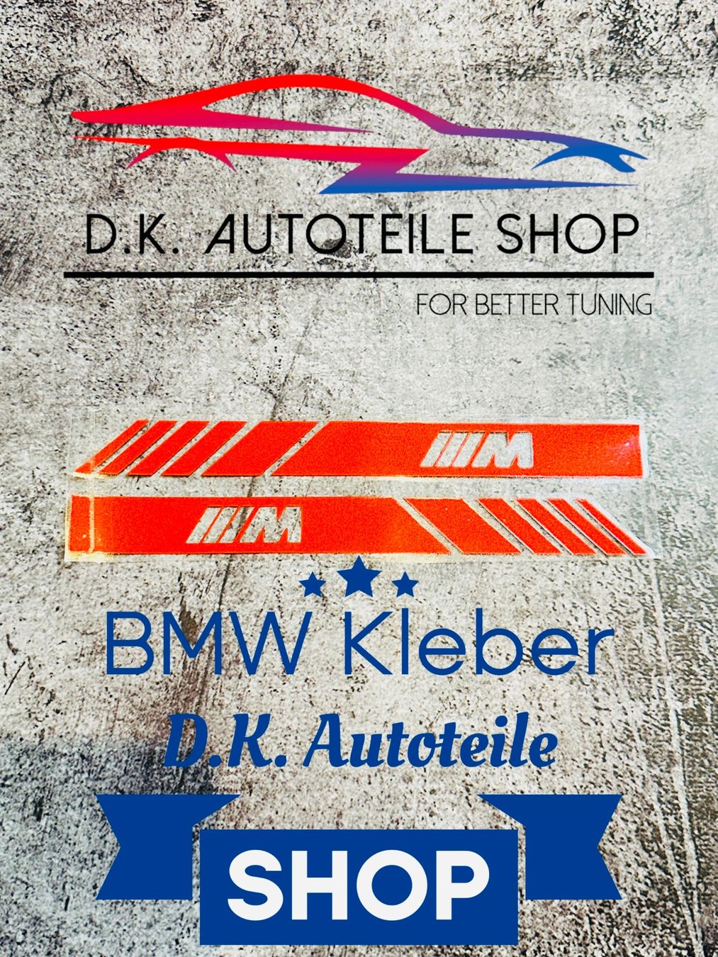 Aufkleber: BMW M Performance Kleber Sticker in Rot 2er Set.. – Neu und originalverpackt aus Balsthal von D.K.Autoteile8