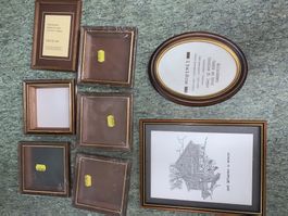Bilderrahmen Set aus Holz verschiedene Masse neu / gebraucht