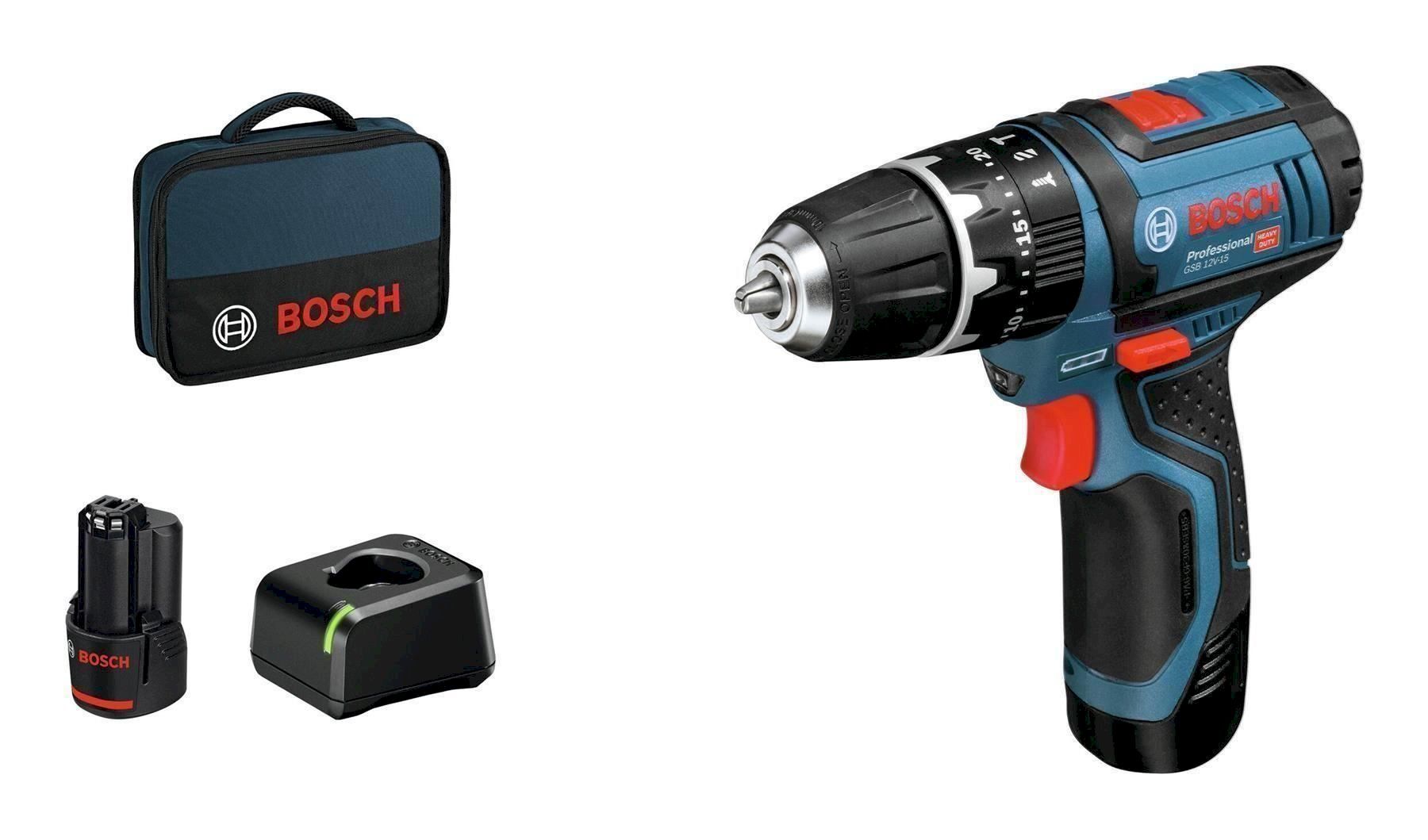 Trapani: Bosch Schlagbohrschrauber GSB 12V-15 – Nuovo e nell'imballaggio originale da Bottighofen venduto da zaap 1