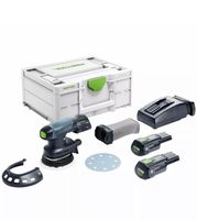 + Festool Akku-Exzenterschleifer ETSC 125 3,1 I-Plus, 2xAkku