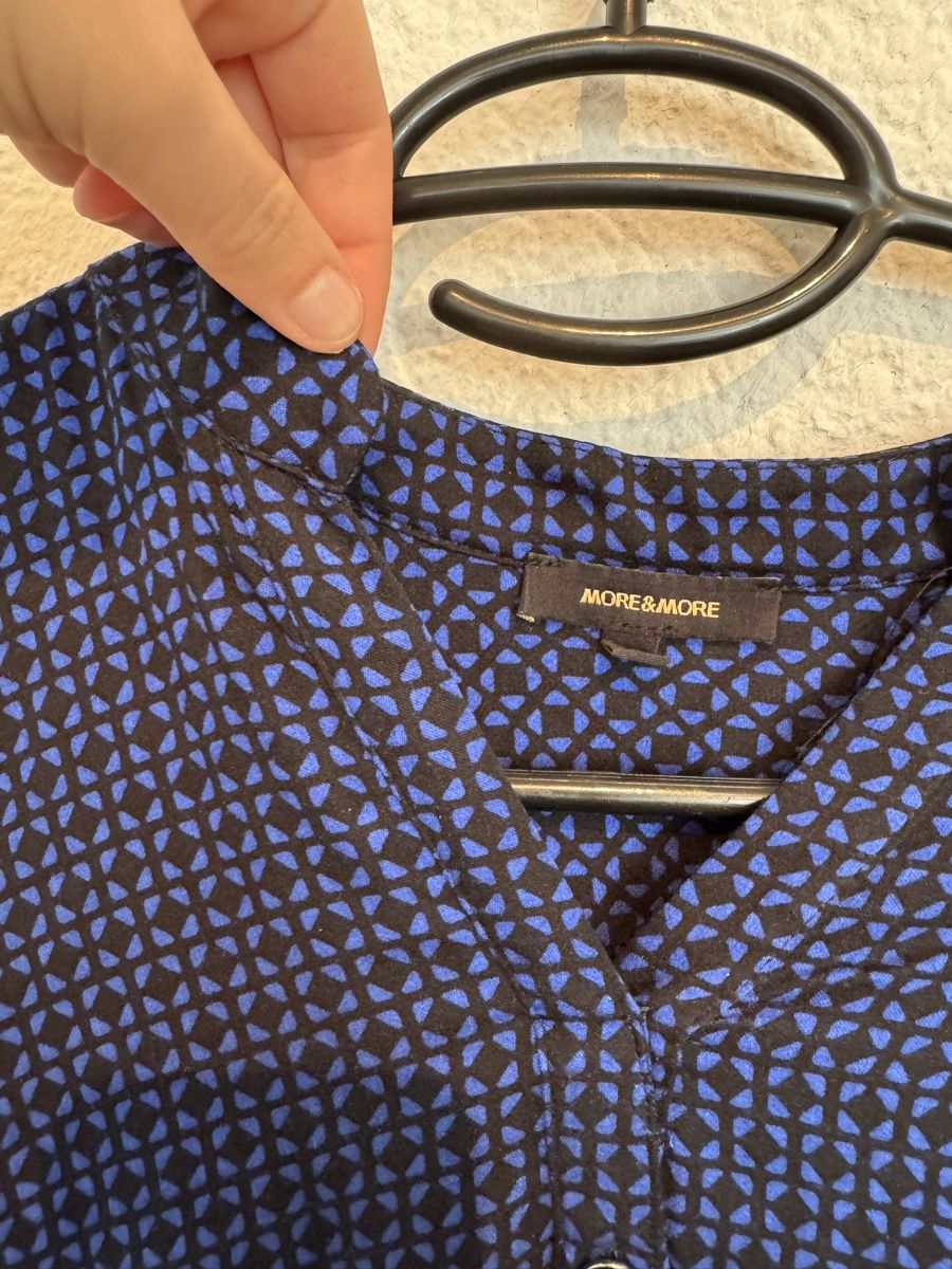 More & More Blusen: MORE&MORE Bluse Shirt blau Gr. 36 / S – Gebraucht aus Fislisbach von KolibriSecondhand 2