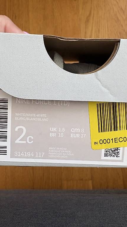 Schuhe für Jungen: Nike Air force gr. 17 – Neu und originalverpackt aus Amriswil von Lissa12 3