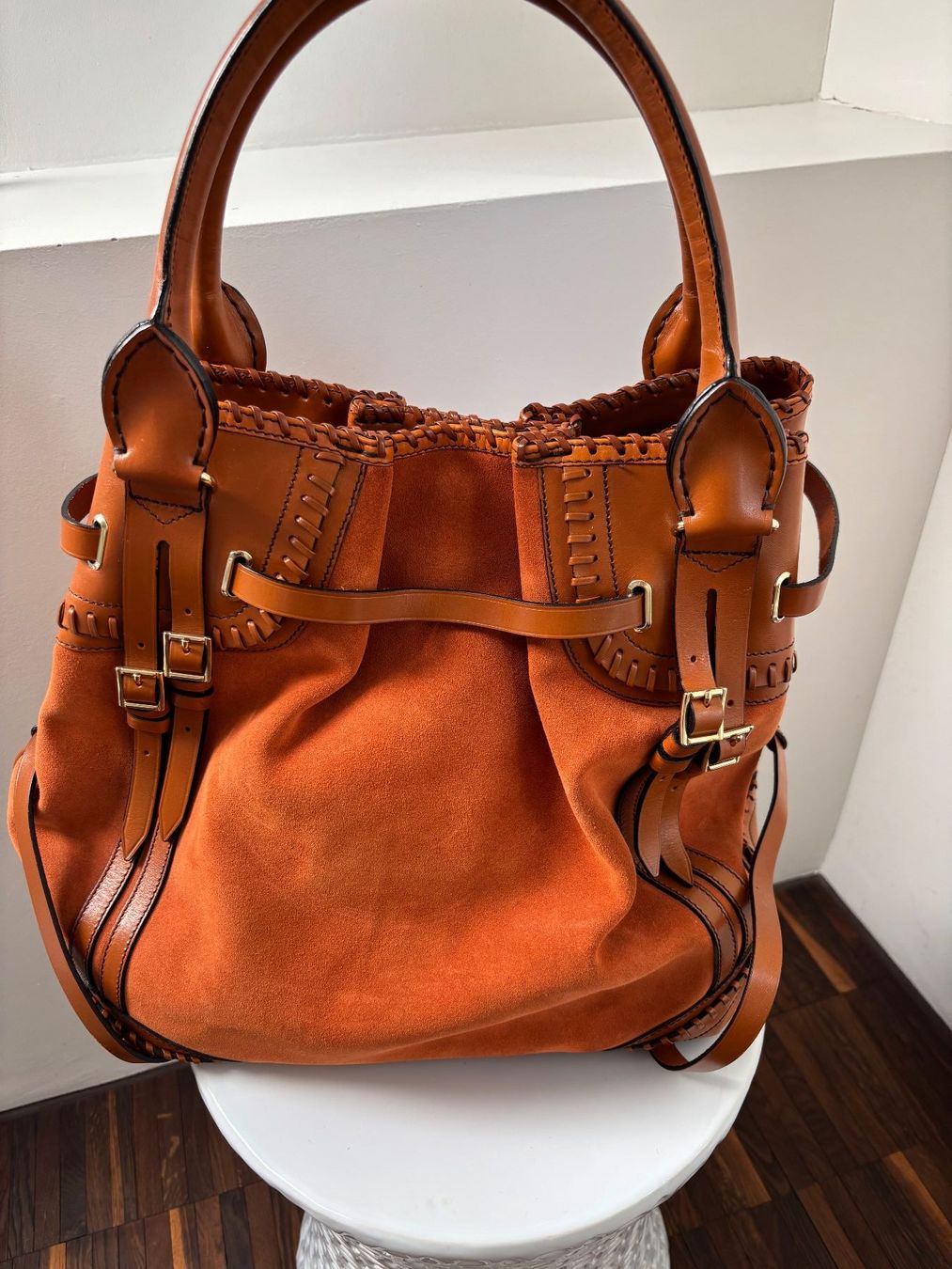 Burberry Borse da donna: BURBERRY PRORSUM Ledertache, burned-orange – Usato da Herrliberg venduto da mayfi 7