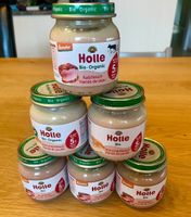 6x Holle Bio Organic Rind-, Hühnchen-, Kalb- Fleisch