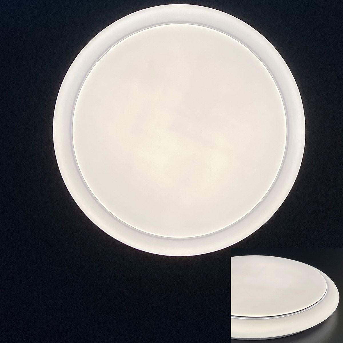 Lampadari & plafoniere: Deckenleuchte, Weiss, Rund, Dimmer – Nuovo (secondo la descrizione) da Kreuzlingen venduto da Smart-Light 1