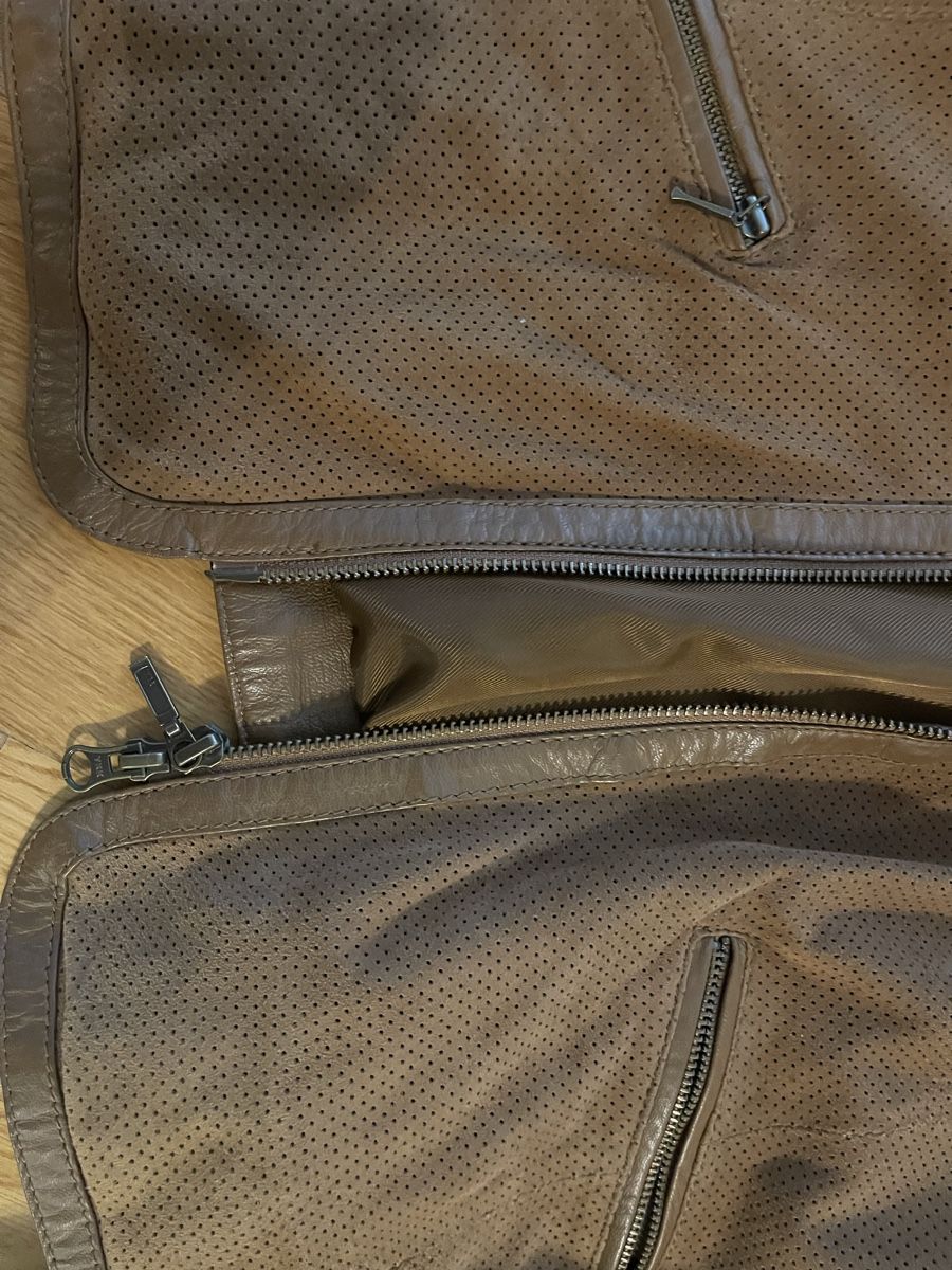Navyboot Jacken: Jacke/ Navyboot Lederjacke Grösse 44 Braun Wildleder – Gebraucht aus Rüschlikon von Lajniii 4