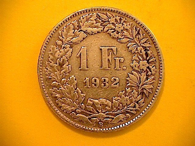 Tutti le monete: 1 Fr. 1932 – Usato da Buchs AG venduto da Ged8