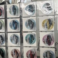 Grande collection d'opercules de crème à café divers