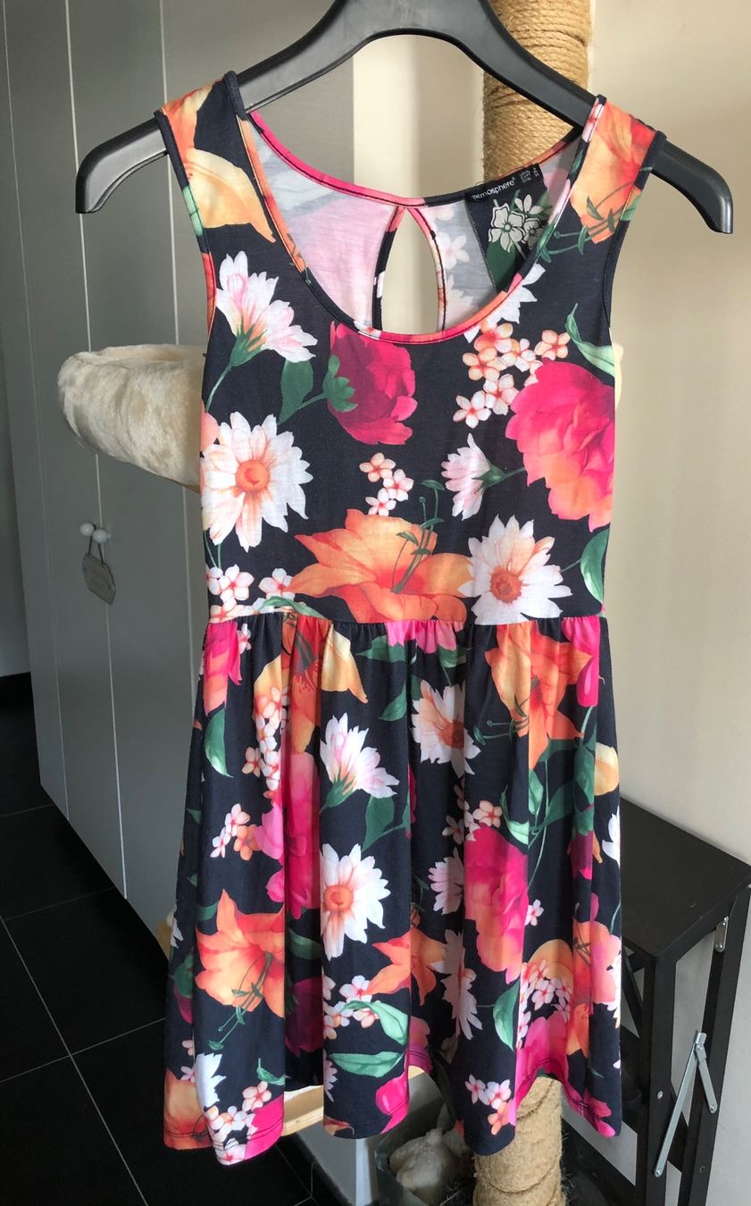 Vestiti: Robe sans manches à fleurs Atmosphere taille 34 bon état – Usato da Coppet venduto da Vanessamode 6