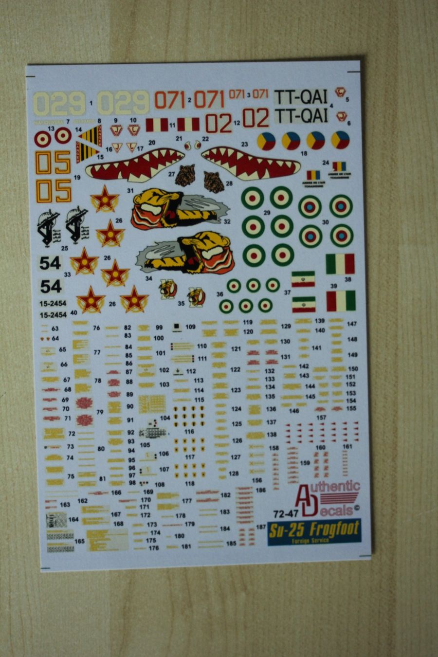 Modellbausätze & Standmodelle: Decals 1/72 - Su-25 Frogfoot, von Authentic Decals – Neu (gemäss Beschreibung) aus Koppigen von F4Fan 2