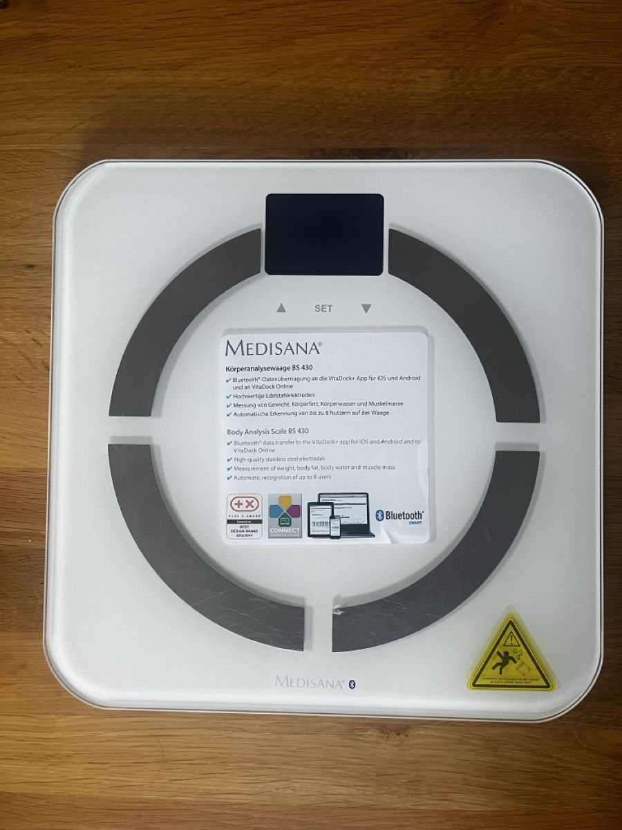 Medisana Bilance pesapersone: Medisana BS 430 - Körperanalysewaage mit Bluetooth – Usato da Wädenswil venduto da raphaelmeier