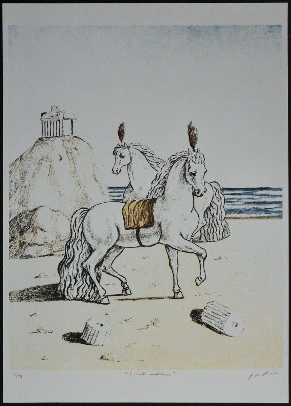 Poster & Bilder: Giorgio de Chirico – Gebraucht aus Gersau von grafik-kunst