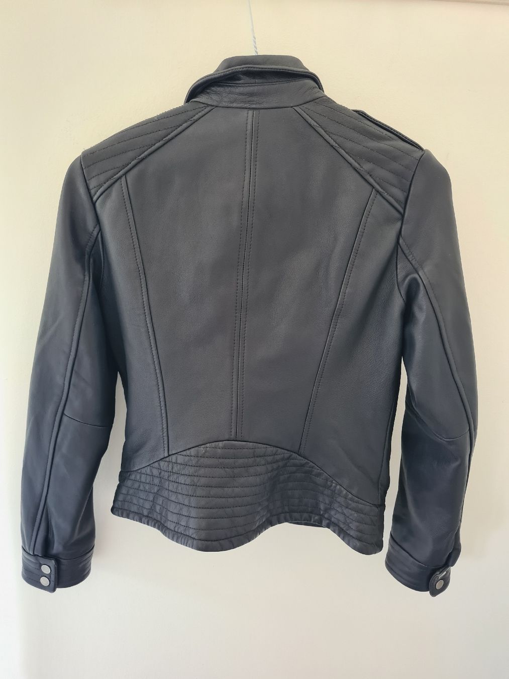 Esprit Giacche: Esprit Lederjacke Damen dunkelblau Grösse 36  – Usato da Adligenswil venduto da FriedasWelt 3