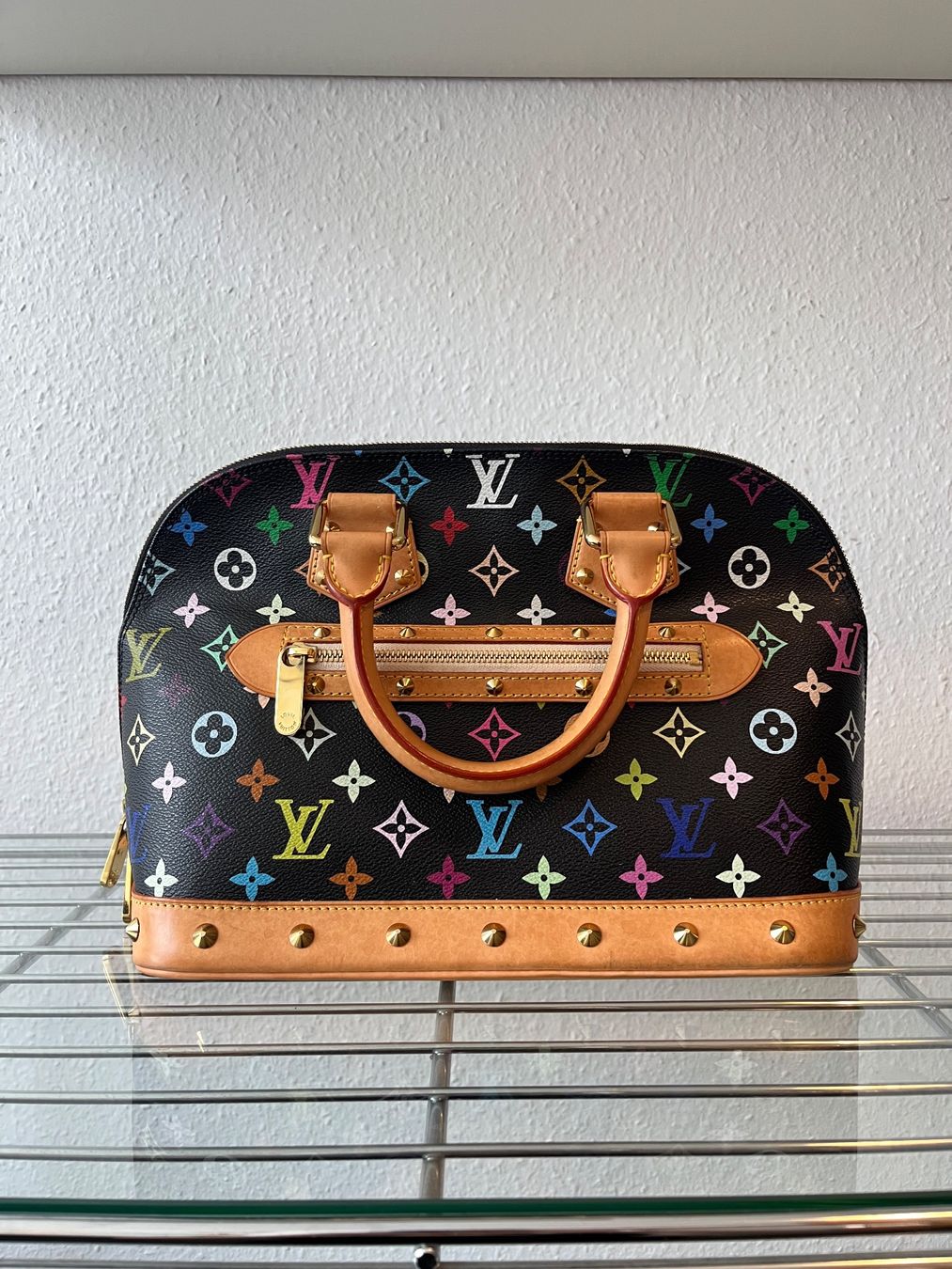 Louis Vuitton Borse da donna: LV Takashi Murakami Multicolor Alma PM Bag – Usato da Basel venduto da pau_lu94
