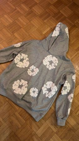 Denim Tears Hoodie Grau - Grösse S