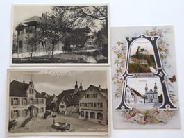 Arlesheim Dorfplatz mit ehem. Hypothekenbank 14.08.1932, und