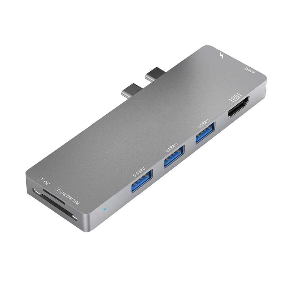 Lecteurs & Adaptateurs: 8in1 MacBook Hub USB-C Hub Adapter – Neuf (Voir description) à Thun par thunshop 1