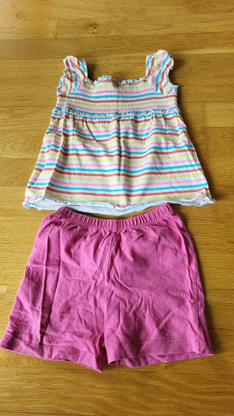 C&A Camicette, T-shirt & Top: Sommer Mädchen Tshirt Hose Set 86 – Usato da Ennetbaden venduto da Vicky12