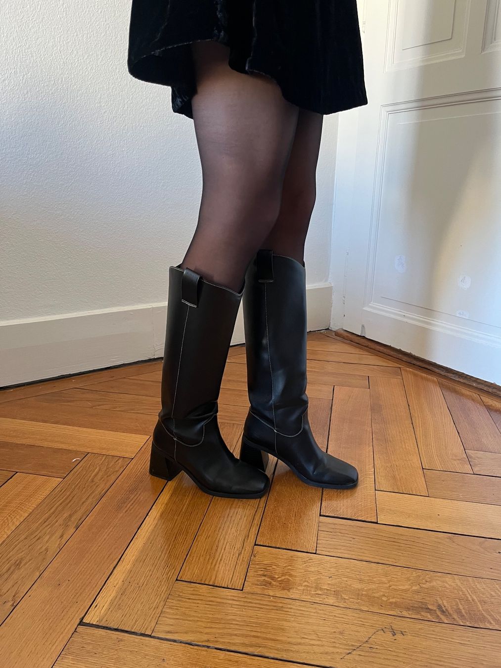 Monki Scarpe da donna: Bottes noires Monki – Usato da Lausanne venduto da GildaGys 4