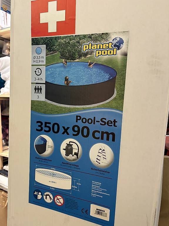 Piscines: Pool 350x90 cm – Neuf avec emballage d'origine à Lachen SZ par deamat