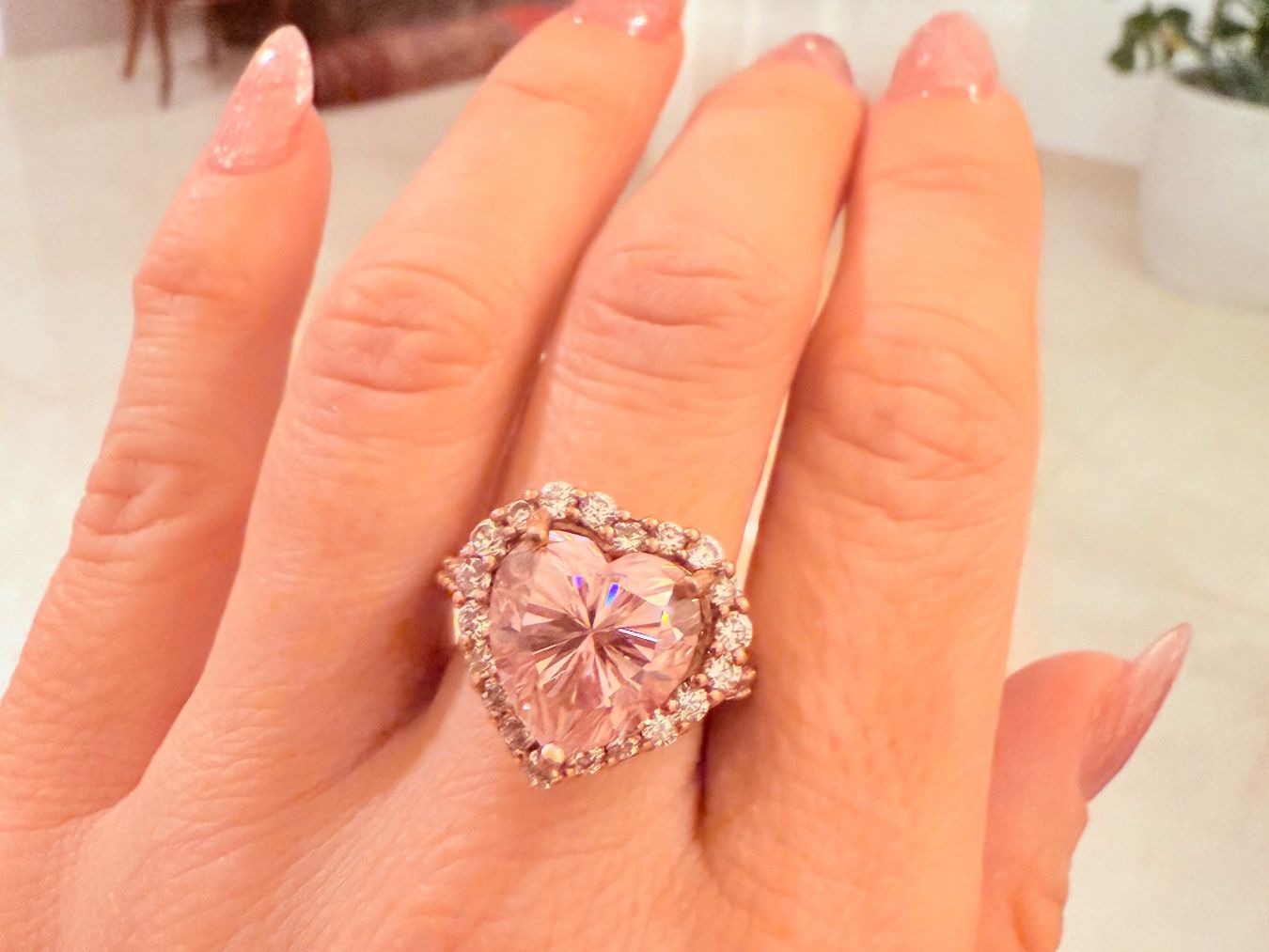 Ringe: Bague Moissanite Rose d’Exception – Neu und originalverpackt aus St-Maurice von Sandrinette123 6
