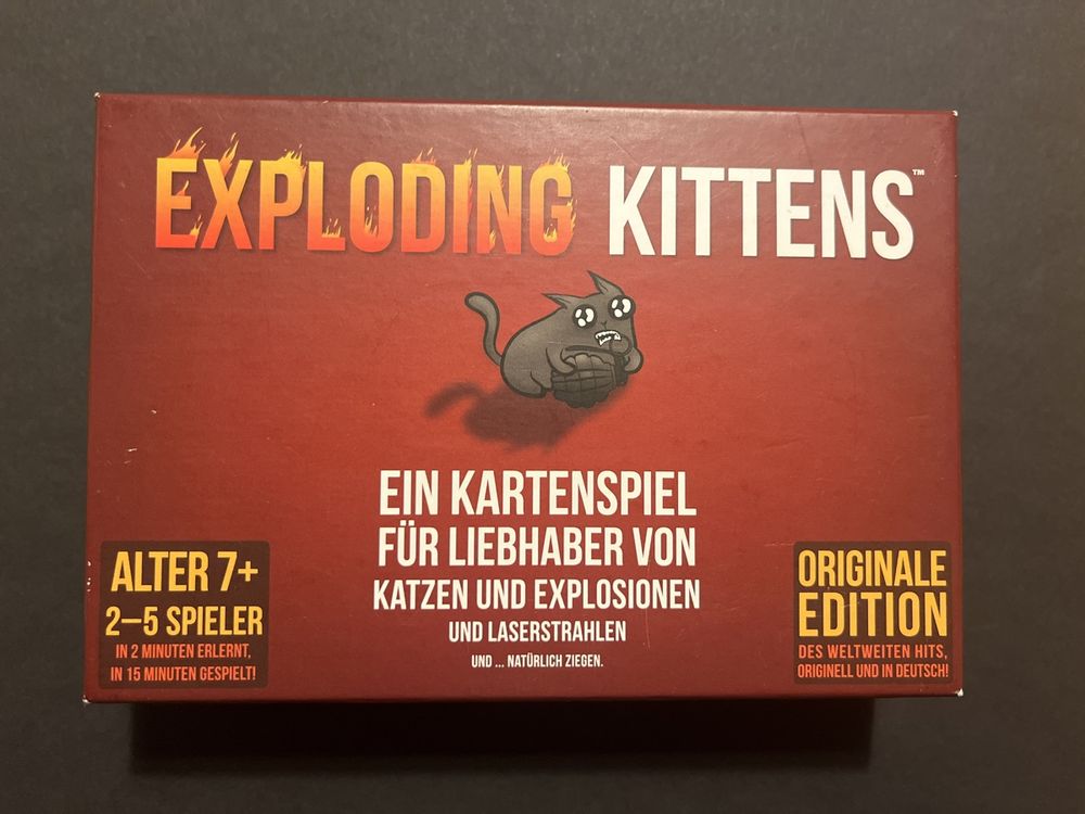 Exploding Kittens, Originale Edition | Kaufen auf Ricardo