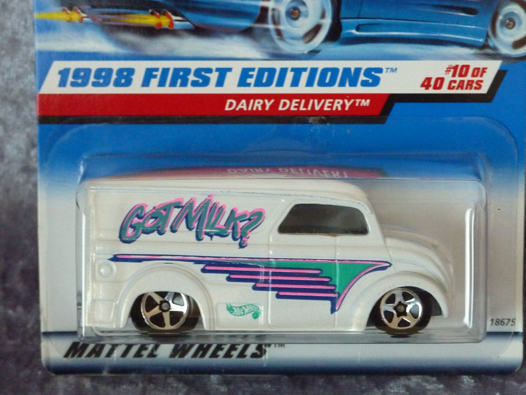 Hot Wheels Modellini d'auto: Dairy Delivery First Edition 1998  1:64 – Nuovo e nell'imballaggio originale da Dürrenäsch venduto da Cobra1ch 1