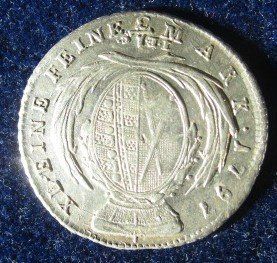 Alle Münzen: Sachsen 2/3 oder 1/3 Taler 1797 - August, hist. Silbermünze – Gebraucht aus Luzern von Horoskop1 3